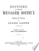 Histoire du véritable Messager boiteux de Berne et Vevey