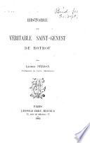 Histoire du véritable Saint-Genest de Rotrou