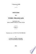 Histoire du vers franca̧is