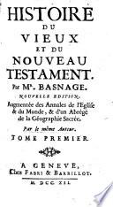 Histoire du Vieux et du Nouveau Testament