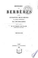 Histoire es berbères, 2