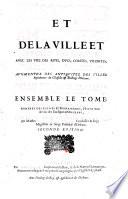 Histoire et antiquitez de la ville et duché d'orléans avec les noms des rois, ducs ...ensemble le tome ecclésiastique, contenant l'origine et nombre des églises, monastères, histoires et vies des évesques ...