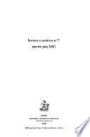 Histoire et archives