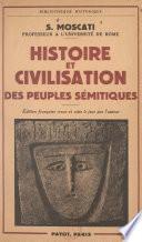 Histoire et civilisation des peuples sémitiques
