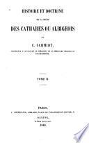 Histoire et doctrine de la secte des cathares ou albigeois