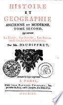 HISTOIRE ET GEOGRAPHIE ANCIENNE ET MODERNE.