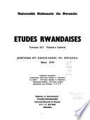 Histoire et géographie du Rwanda