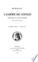 Histoire et mémoires de l'Académie royal des sciences, inscriptions et belles lettres de Toulouse