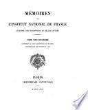 Histoire et mémoires de l'Institut royal de France