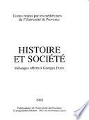 Histoire et société