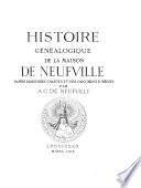 Histoire généalogique de la maison de Neufville