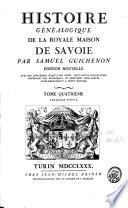 Histoire généalogique de la royale maison de Savoie