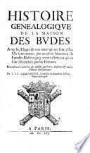 HISTOIRE GENEALOGIQVE DE LA MAISON DES BVDES