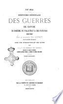 Histoire générale de guerres de Savoie, de Bohême, du Palatinat & des Pays-Bas 1616-1627 par le seigneur du Cornet