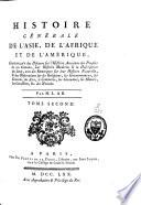 Histoire générale de l'Asie, de l'Afrique, de l'Amérique