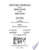Histoire générale de la Bretagne et des Bretons: Culture et mentalités bretonnes