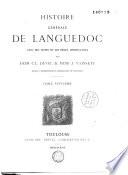 Histoire générale de Languedoc avec notes et pièces justificatives