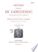 Histoire générale de Languedoc avec notes et pièces justificatives...