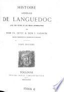 Histoire générale de Languedoc