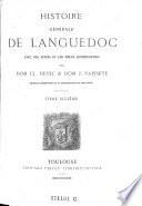 Histoire générale de Languedoc
