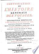Histoire generale des voyages, ou Nouvelle collection de toutes les relations de voyages par mer et par terre