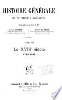 Histoire générale du IVe siècle à nos jours