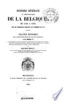Histoire générale et chronologique de la Belgique, de 1830 à 1860, avec une introduction remontant aux événements de 1787