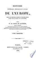 Histoire générale, physique et civile de l'Europe