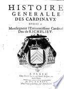Histoire Generalle Des Cardinaux