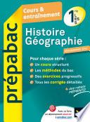 Histoire-Géographie 1re L, ES, S - Prépabac Cours & entraînement (programme 2013)
