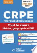 Histoire, Géographie et EMC - CRPE 2024-2025 - Tout-en-un