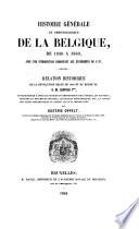 Histoire geńeŕale et chronologique de la Belgique, de 1830 à 1860, avec une introduction remontant aux événements de 1787