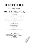Histoire literaire de la France: XIIIe siècle