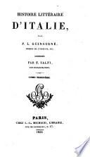 Histoire littéraire d'Italie. Tom.10-14, continuée par F. Salfi