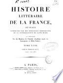 Histoire littéraire de la France