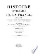Histoire litteraire de la France