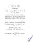 Histoire litteraire de la France