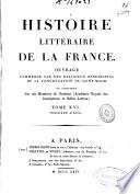 Histoire littéraire de la France