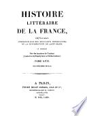 histoire litteraire de la france 
