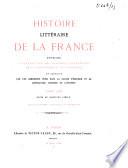 Histoire littéraire de la France