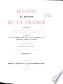 Histoire littéraire de la France