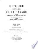 Histoire littéraire de la France