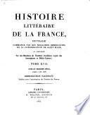 Histoire littéraire de la France