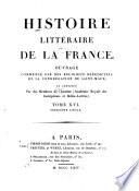 Histoire littéraire de la France