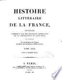 Histoire littéraire de la France