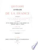 Histoire littéraire de la France: XIIe siècle