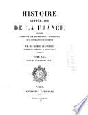 Histoire littéraire de la France: XIVe siècle