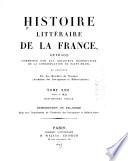 Histoire littéraire de la France: XIVe siècle