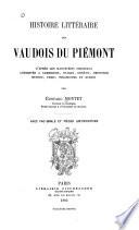 Histoire littéraire des Vaudois du Piémont
