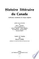 Histoire littéraire du Canada